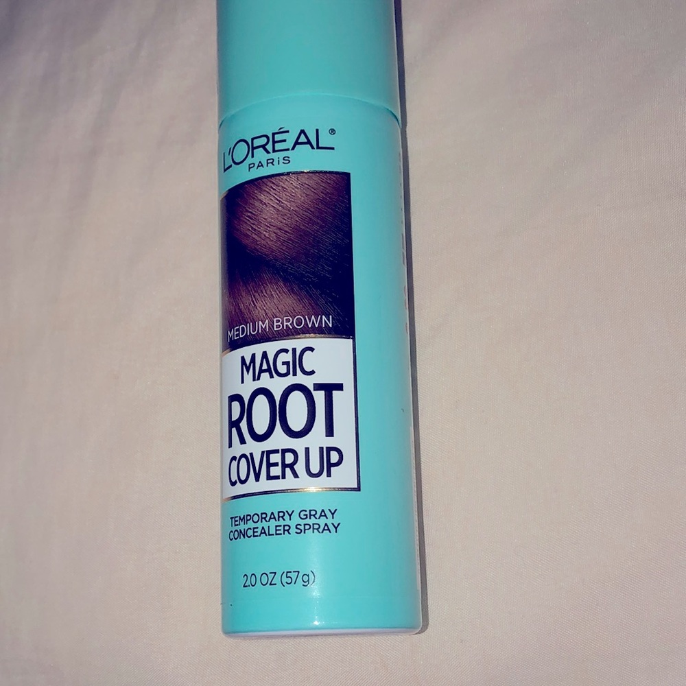 New L’Oréal Magic Root Cover Up Medium Brown 2.0 OZ (57g) BUNDLE OF 2 cans - Picture 2 of 4